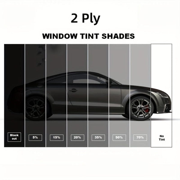 Planet Gates 1pc Privacy Solar Window Tint Film For Car, Heat&UV Rejection, 2ply Auto Privacy Window Film Window Tint, Anti Scratch Sun Block