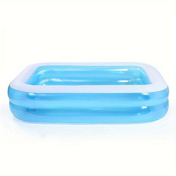 Planet Gates 1pc PVC Inflatable Swimming Pool, Home Outdoor Large Family Pool, Thickened Two Layer Clear Swimming Pool