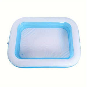 Planet Gates 1pc PVC Inflatable Swimming Pool, Home Outdoor Large Family Pool, Thickened Two Layer Clear Swimming Pool