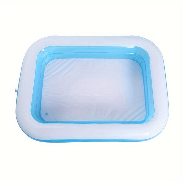 Planet Gates 1pc PVC Inflatable Swimming Pool, Home Outdoor Large Family Pool, Thickened Two Layer Clear Swimming Pool