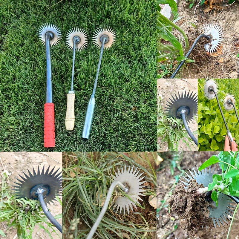 Planet Gates 1pc Random Color 1pc Uprooting Weeding Tool, Forged Weeder Rake, Hand Weeder Tool For Gardening, Patio, Garden Path For Weeding, Soil Loosening, Digging, Hand Tool