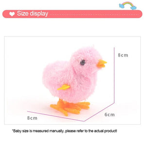 Planet Gates 1pc random color 1pcs Cute Wind Up Chick Plush Animals Toy Kids Boy Girl Stuffed Animals Chick Clockwork Walking Toys Children Fun Gifts