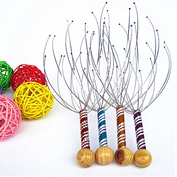 Planet Gates 1pc Random color Octopus Head Massager Scratching Scalp Relaxation Relief Body Massager Scratcher Relieves Tension Health Care Tools Random