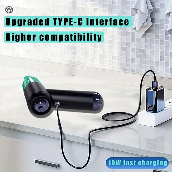 Planet Gates 1pc Rechargeable Mini Vacuum Cleaner for Home and Car - Handheld and Wireless Dual-Use Vacuum Cleaner