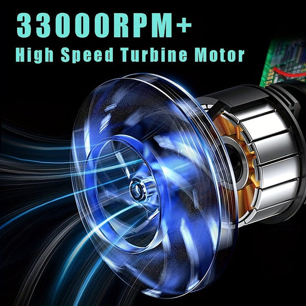 Planet Gates 1pc Rechargeable Mini Vacuum Cleaner for Home and Car - Handheld and Wireless Dual-Use Vacuum Cleaner