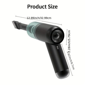Planet Gates 1pc Rechargeable Mini Vacuum Cleaner for Home and Car - Handheld and Wireless Dual-Use Vacuum Cleaner