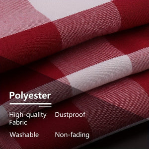 Planet Gates 1pc Red And White Gingham Table Runner, 13×72 Inch Red Buffalo Check Table Cloth Runner For Farmhouse Rustic, 4th Of July Patriotic Christmas Wedding Outdoor Picnic Camping Party Table Decoration