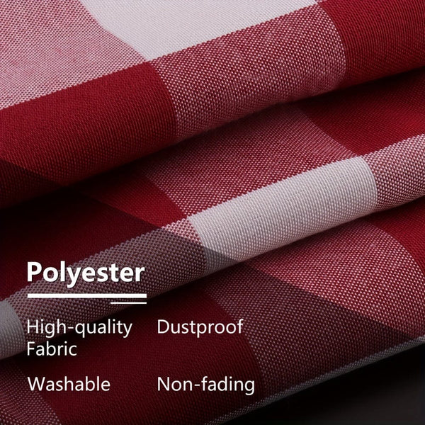 Planet Gates 1pc Red And White Gingham Table Runner, 13×72 Inch Red Buffalo Check Table Cloth Runner For Farmhouse Rustic, 4th Of July Patriotic Christmas Wedding Outdoor Picnic Camping Party Table Decoration