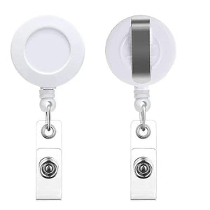 Planet Gates 1pc Retractable Badge Holder Clips for Nurse ID Badge Reel with Belt Clip Doctor ID Card Chain Clips School Student Office