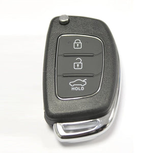 Planet Gates 1pc RFC 3 Buttons Flip Key Case For Hyundai I10 I20 I40 IX35 For Santa Fe Remote Fob