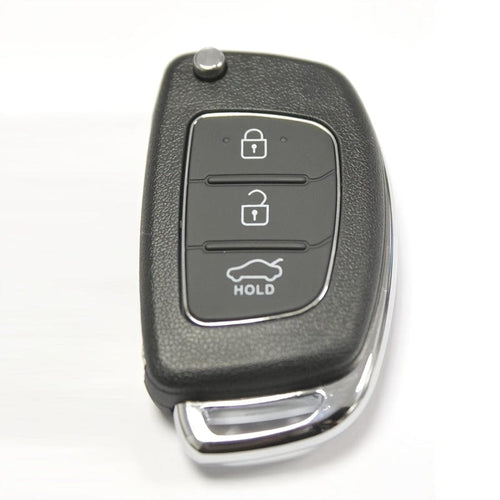 Planet Gates 1pc RFC 3 Buttons Flip Key Case For Hyundai I10 I20 I40 IX35 For Santa Fe Remote Fob
