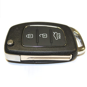 Planet Gates 1pc RFC 3 Buttons Flip Key Case For Hyundai I10 I20 I40 IX35 For Santa Fe Remote Fob