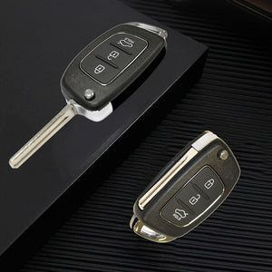 Planet Gates 1pc RFC 3 Buttons Flip Key Case For Hyundai I10 I20 I40 IX35 For Santa Fe Remote Fob