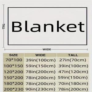 Planet Gates 1pc Rose Pattern Bed Blanket, Soft Comfortable Blanket For Sofa Office Bed Camping Travelling, Valentine's Day Gift Blanket