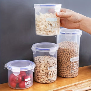 Planet Gates 1pc Sealed Kitchen Storage Jar for Cereal and Miscellaneous Food - Easy to Use and Organize Kitchen Accessory