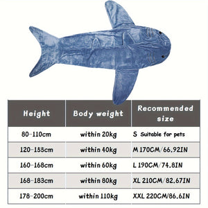 Planet Gates 1pc Shark Blanket Adult Boys Girls Shark Blanket Wearable Shark Blanket Shark Sleeping Bag Christmas Gift