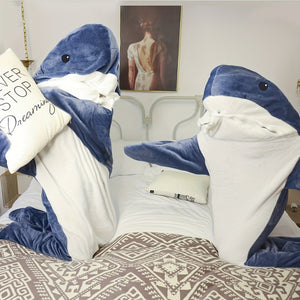 Planet Gates 1pc Shark Blanket Adult Boys Girls Shark Blanket Wearable Shark Blanket Shark Sleeping Bag Christmas Gift