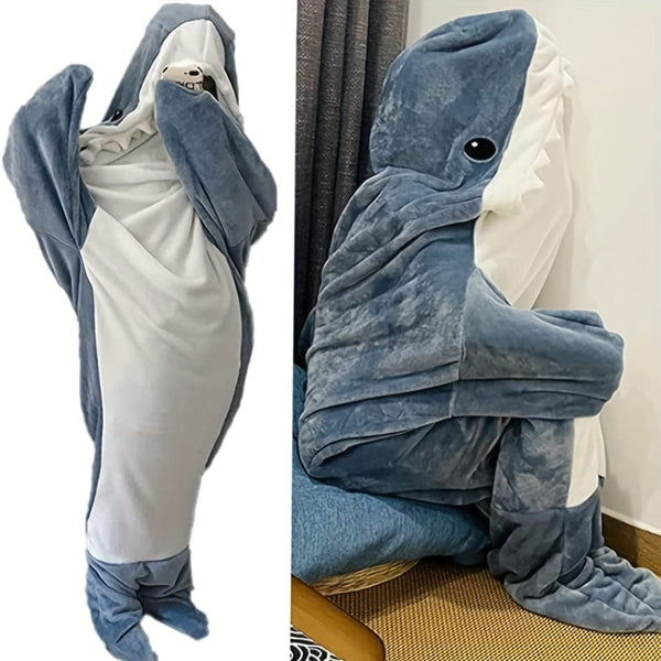 Planet Gates 1pc Shark Blanket Adult Boys Girls Shark Blanket Wearable Shark Blanket Shark Sleeping Bag Christmas Gift