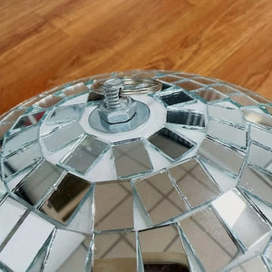 Planet Gates 1pc, Silvery Mirror Disco Ball Holiday Hanging Decorations Mirror Ball Wedding Party Home Decoration Disco Ball Glass Ball Reflective Ball