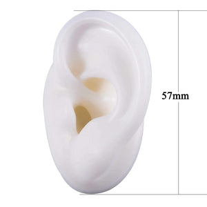 Planet Gates 1PC Soft Ear Silicone Piercing Model Tattoo Practice Tools Earring Jewelry Display Acrylic Display Stand Kit Hot Sale