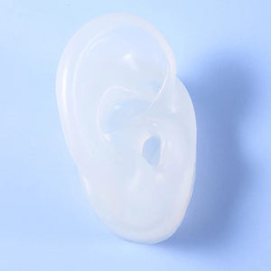 Planet Gates 1PC Soft Ear Silicone Piercing Model Tattoo Practice Tools Earring Jewelry Display Acrylic Display Stand Kit Hot Sale
