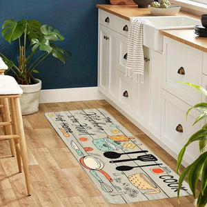 Planet Gates 1pc, Soft Kitchen Rug, Cushioned Anti-Fatigue Kitchen Rug, Waterproof Non-Slip Kitchen Rugs Set, Runner Rug, Bedside Rug, Super Absorbent Machine Washable Carpet For Farmhouse Kitchen Home Office Sink Laundry