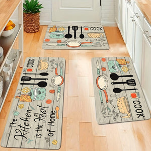 Planet Gates 1pc, Soft Kitchen Rug, Cushioned Anti-Fatigue Kitchen Rug, Waterproof Non-Slip Kitchen Rugs Set, Runner Rug, Bedside Rug, Super Absorbent Machine Washable Carpet For Farmhouse Kitchen Home Office Sink Laundry