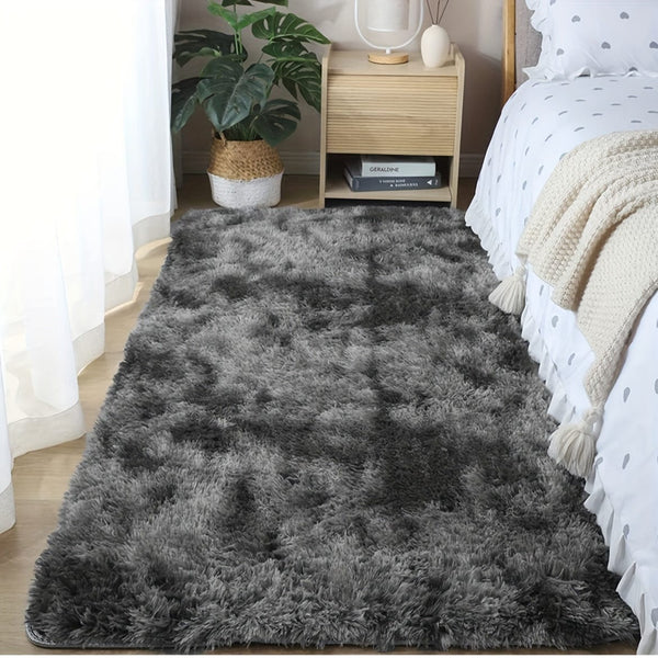 Planet Gates 1pc, Soft Plush Area Rugs, Non-slip Fuzzy Shag Plush Soft Shaggy Bedside Rug, Tie-Dyed Living Room Carpet For Girls Kids Baby Teen Dorm Home Decor, Pet Friendly Bedroom Living Room Nursery Room Rug, Home Decor, Room Decor