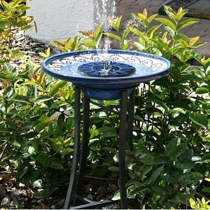 Planet Gates 1pc Solar Fountain Pump, Solar Powered Water Fountain, Solar Fountain Bird Bath Pump, Free Standing Portable Floating Solar Powered Water Fountain Pump Stand-Alone Portable Floating Solar Drinking Water Pump For Garden
