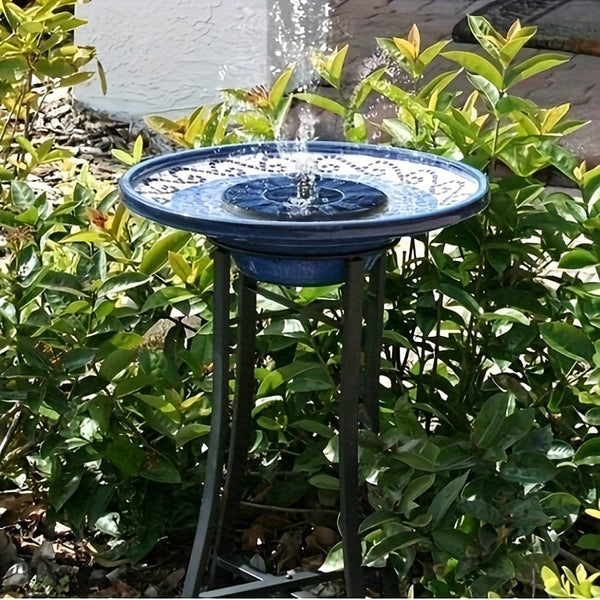 Planet Gates 1pc Solar Fountain Pump, Solar Powered Water Fountain, Solar Fountain Bird Bath Pump, Free Standing Portable Floating Solar Powered Water Fountain Pump Stand-Alone Portable Floating Solar Drinking Water Pump For Garden