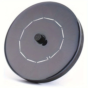 Planet Gates 1pc Solar Fountain Pump, Solar Powered Water Fountain, Solar Fountain Bird Bath Pump, Free Standing Portable Floating Solar Powered Water Fountain Pump Stand-Alone Portable Floating Solar Drinking Water Pump For Garden