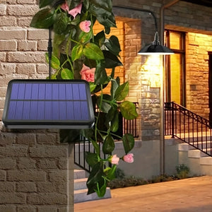 Planet Gates 1pc Solar Pendant Light, Outdoor Waterproof LED Lamp, Double-head Chandelier Decorations With Remote Control For Indoor Shed Barn Room