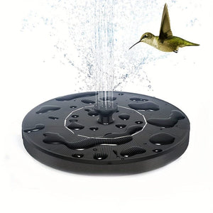 Planet Gates 1pc Solar Powered Water Fountain, Solar Fountain Bird Bath Pump With 6 Nozzles, Free Standing Portable Floating Solar Powered Water Fountain Pump For Garden, Pond, Pool, Outdoor And Backyard, 1.5W