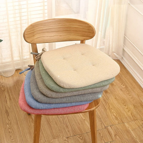 Planet Gates 1pc, Solid Color Chair Cushion, Anti-slip Stool Cushion, Anti-fouling Chair Mat, Four Seasons Universal Home Dining Chair Pad, Home Supplies