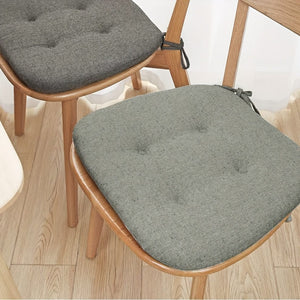 Planet Gates 1pc, Solid Color Chair Cushion, Anti-slip Stool Cushion, Anti-fouling Chair Mat, Four Seasons Universal Home Dining Chair Pad, Home Supplies