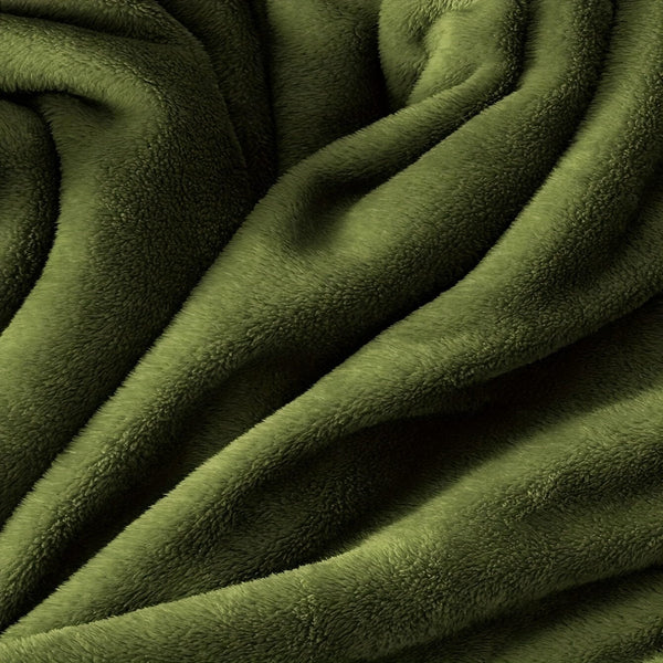 Planet Gates 1pc Solid Color Flannel Blanket, Warm Cozy Soft Bed Blanket For Couch Bed Sofa