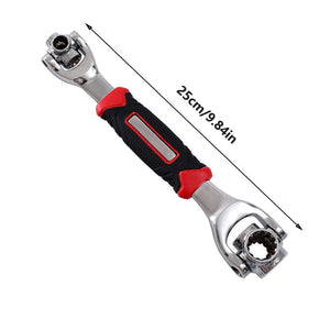Planet Gates 1pc Spanner Socket Wrench,121.92/132.08 Cm 1 Universal Wrench Socket 360 Degree Rotating Multi-function Wrench Hand Tools Magnet Spanner Auto Repair Tools