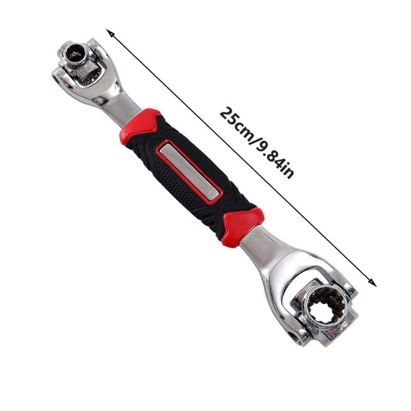 Planet Gates 1pc Spanner Socket Wrench,121.92/132.08 Cm 1 Universal Wrench Socket 360 Degree Rotating Multi-function Wrench Hand Tools Magnet Spanner Auto Repair Tools