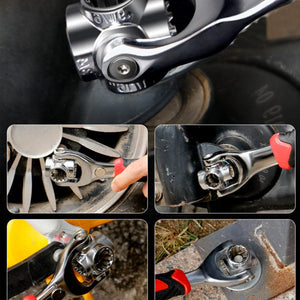 Planet Gates 1pc Spanner Socket Wrench,121.92/132.08 Cm 1 Universal Wrench Socket 360 Degree Rotating Multi-function Wrench Hand Tools Magnet Spanner Auto Repair Tools