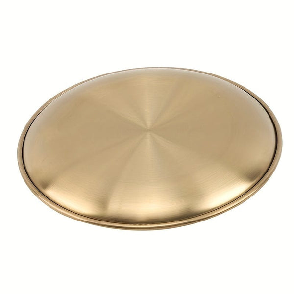 Planet Gates 1pc Stainless Steel Golden Dessert Coffee Tray, Western Dinner Plate, Dining Tray Suitable For Food Coffee Breakfast Tea Golden Food Tray Decorative Trays, Weeding, Birthday, Pride Month Party Thanksgiving Halloween