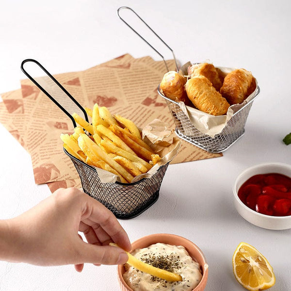 Planet Gates 1pc Stainless Steel Oil Drain Rack - Perfect for French Fries, Frying, and Food Presentation!