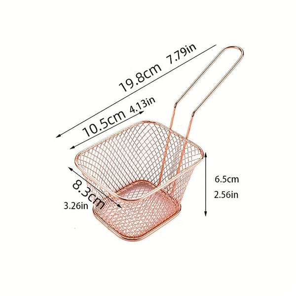 Planet Gates 1pc Stainless Steel Oil Drain Rack - Perfect for French Fries, Frying, and Food Presentation!