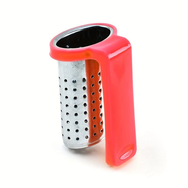 Planet Gates 1pc Stainless Steel Tea Infuser with Handle - Reusable Tea Strainer for Loose Tea Brewing - Perfect for Teapot and Tea Bag Infusion - Household Tea Making Accessory