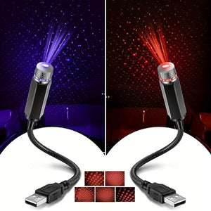Planet Gates 1pc Star Projector Night Light, USB Car Roof Atmosphere Lights, Portable Adjustable Romantic Interior Car Lights, Portable USB Night Light Decorations For Car, Ceiling, Bedroom