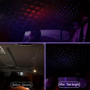 Planet Gates 1pc Star Projector Night Light, USB Car Roof Atmosphere Lights, Portable Adjustable Romantic Interior Car Lights, Portable USB Night Light Decorations For Car, Ceiling, Bedroom