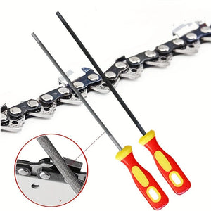 Planet Gates 1pc / Steel 1pc Chainsaw File High Carbon Hardened Steel Round Rasp With Plastic Handle For Chain Saw Polishing, Chainsaw Parts & Accessories