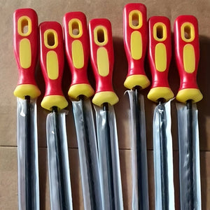 Planet Gates 1pc / Steel 1pc Chainsaw File High Carbon Hardened Steel Round Rasp With Plastic Handle For Chain Saw Polishing, Chainsaw Parts & Accessories