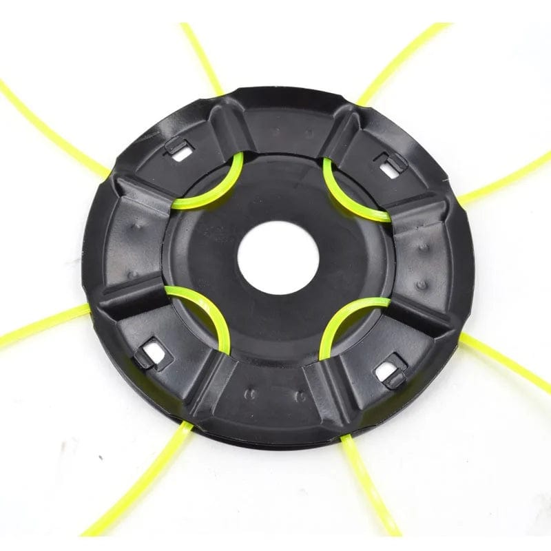 Planet Gates 1pc Steel Lawn Mower Head Free 4 Lines Replacement Gasoline/Lithium Grass Trimmer Head Removal Of Garden Weed Brushcutter Part