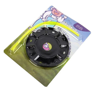 Planet Gates 1pc Steel Lawn Mower Head Free 4 Lines Replacement Gasoline/Lithium Grass Trimmer Head Removal Of Garden Weed Brushcutter Part