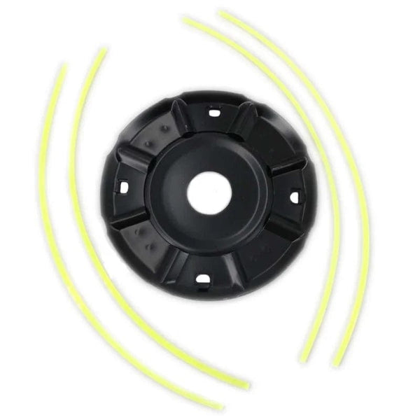 Planet Gates 1pc Steel Lawn Mower Head Free 4 Lines Replacement Gasoline/Lithium Grass Trimmer Head Removal Of Garden Weed Brushcutter Part